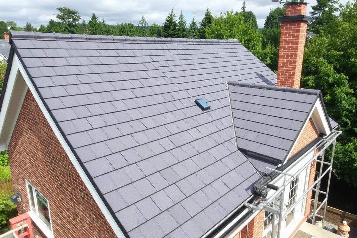 New concrete tile roof — Surrey